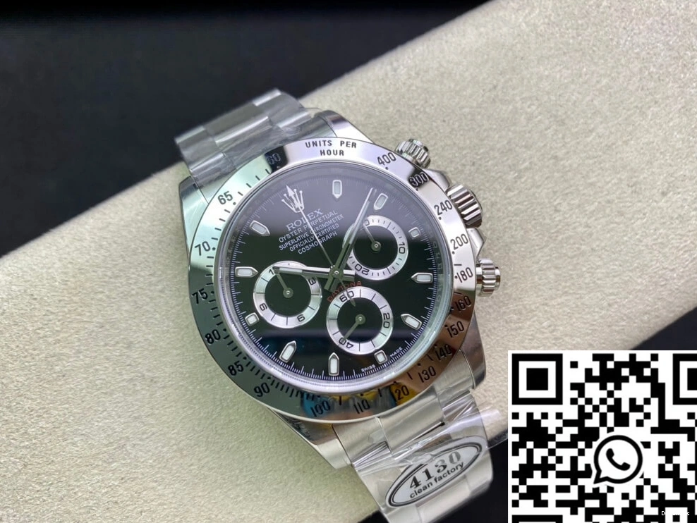 Steel Clean Daytona Stainless 116520 Cosmograph Factory Bezel Rolex 0120